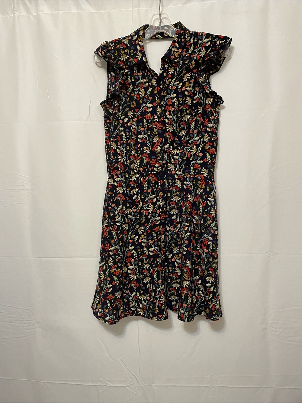 Dex Floral Mini Dress Navy Women’s Small